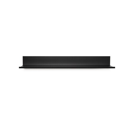 Hangman No Stud Floating Shelf 30", Black Powder Coat L-30-B